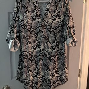 Brand new polyester shirt dress
